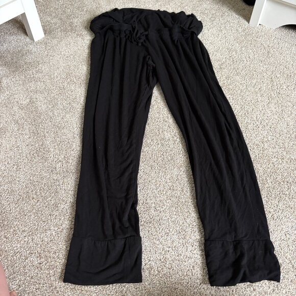 Thyme Maternity Black Jogging  Lounge Pants Size XXL Plus Pregnancy - Picture 5 of 8